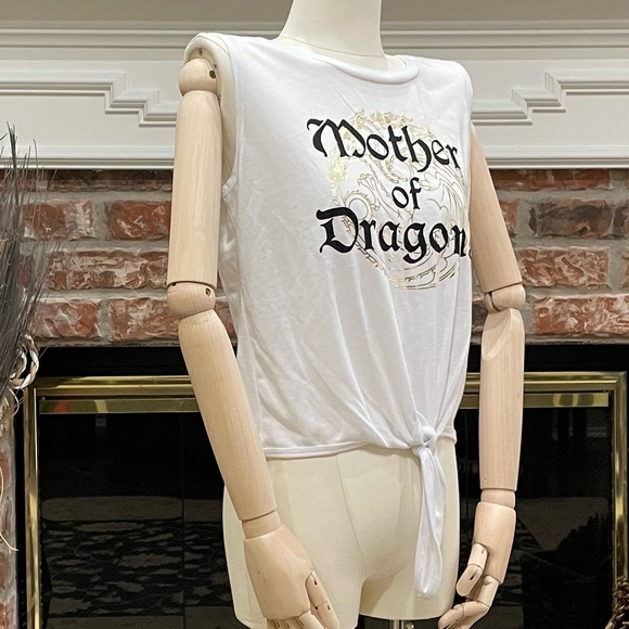 Game of Thrones HBO Danaerys Targaryen Mother of Dragons crop top / S / NWOT - Picture 4 of 11
